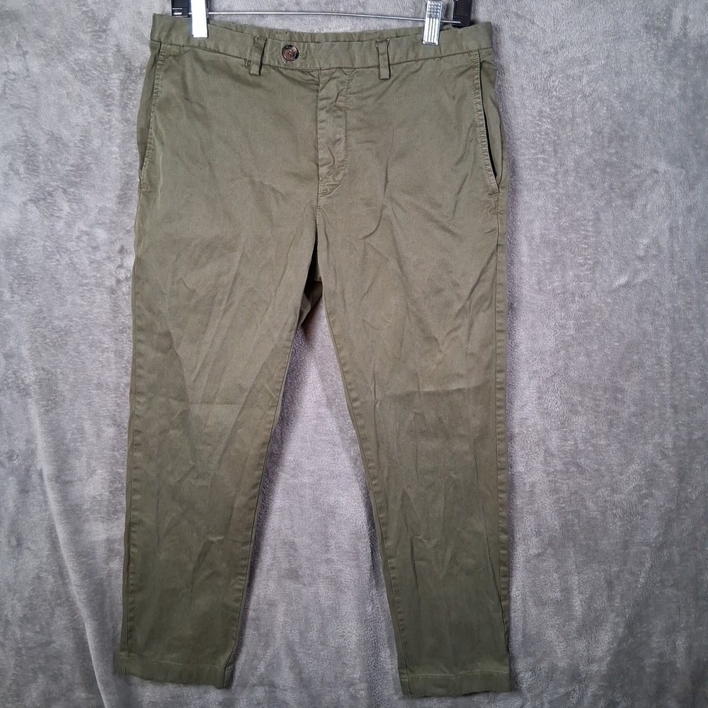 Brooks Brothers Chino Pants Mens 32x30 Straight Fit Tapered Red Fleece Preppy